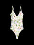 Marks & Spencer "Tummy Control Palm Print Plunge Swimsuit"
